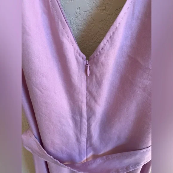 NWOT- Elegant Purple Sleeveless Dress - Picture 5 of 14